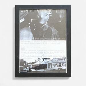 Maison Margiela Winter 95 Archive Fashion framed poster 9x12